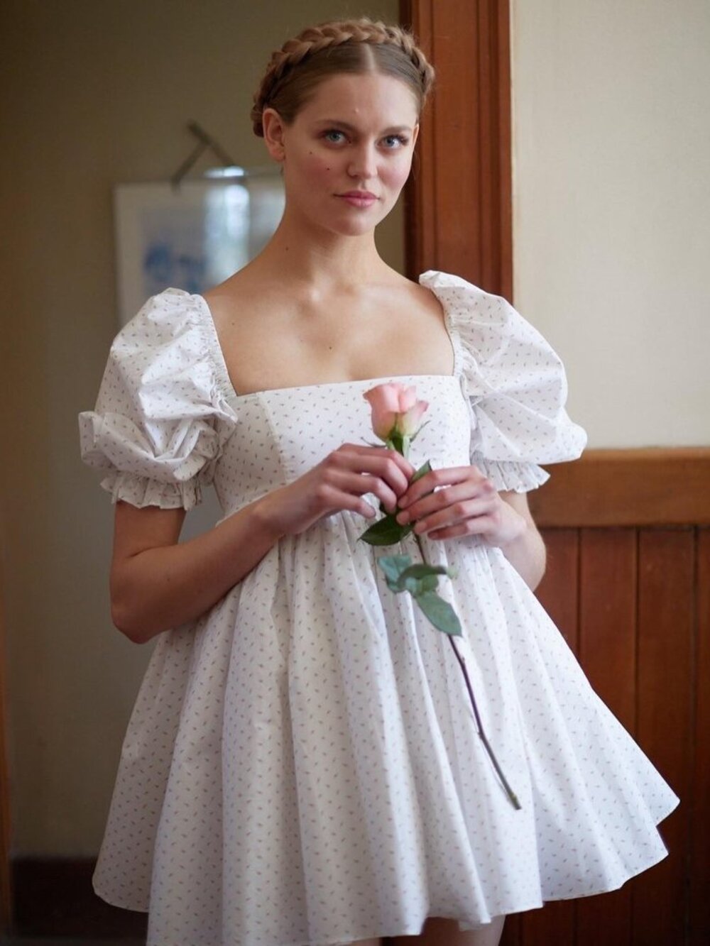 Selkie "The Rosebud Cottage" Puff Dress